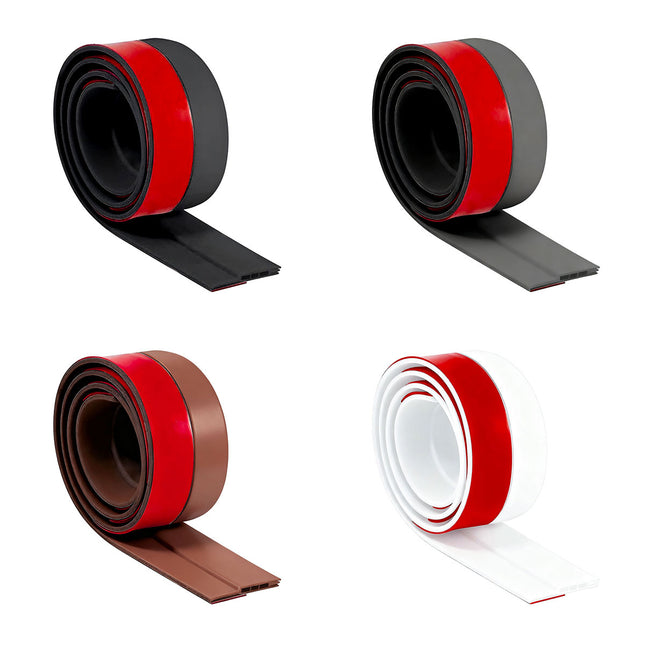 Door Seal Strip 1m Weather Stripping Sound Proof Warm Keeping Self Adhesive