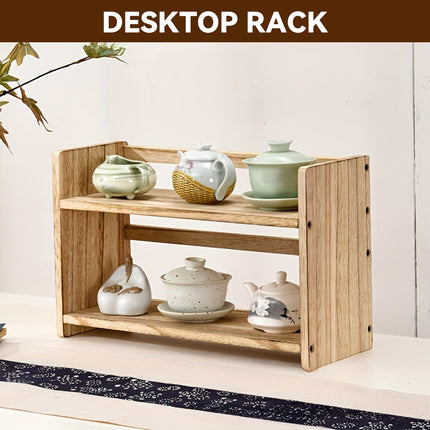 Solid Wood Movable Bookend Storage Decoration For Home Office Desk Shelf Durable