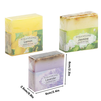 Essential Oil Soap Set 5PCS Plant Based Handmade Bars for Bath Face Hand Washing