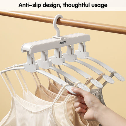 Foldable Multi Function Clothes Hanger Space Saving Non Slip For Coats Shirts