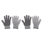 2Pairs Cut-Resistant Gloves Anti-Slip Abrasion Resistant Garden Woodworking