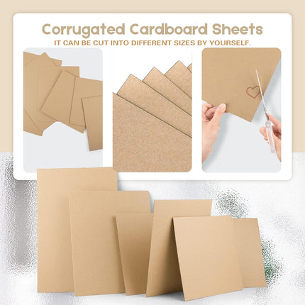 20PCS Cardboard Shipping Box Packaging Corrugated Mailer Board Sturdy Durable