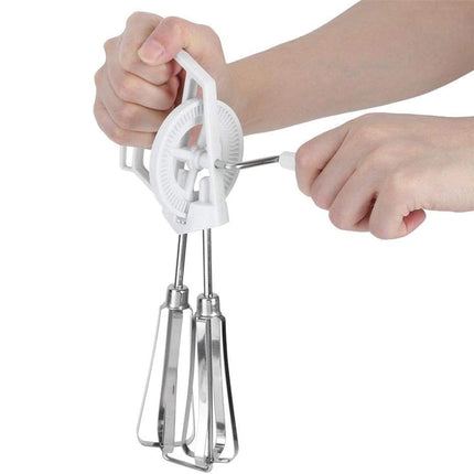 Stainless Steel Hand Mixer Whisk Baking Tool Household Flour Beater for Kitchen