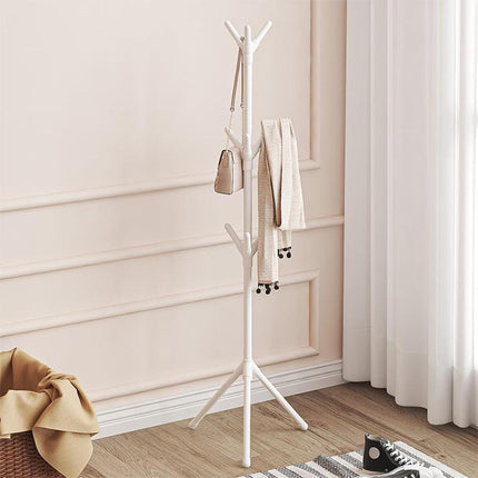 6Hooks Coat Stand Rack Clothes Hanger Hat Tree Jacket Umbrella Storage Organizer