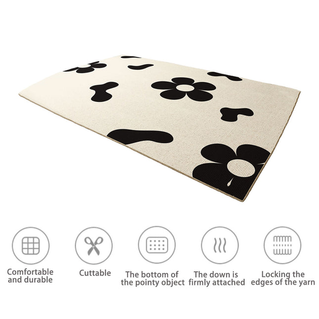 Living Room Carpet Anti Slip Simple Home Floor Mat Soft Decorative Area Rug