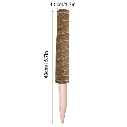 6pcs Plant Support Coir Moss Totem Pole Creeper Climbing Extension Stick Goody