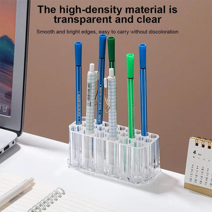 Makeup Brush Holder Cosmetic Organiser with 26 Slots Acrylic Pen Holder Durable
