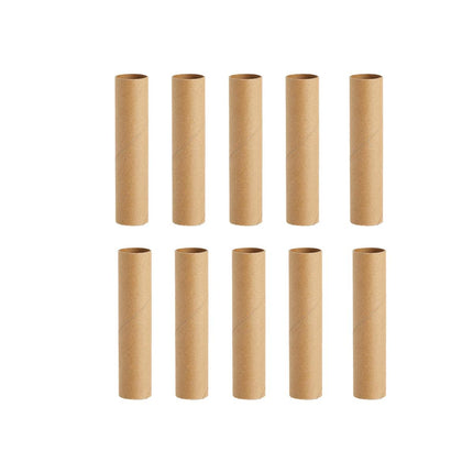 Kraft Paper Tubes 10pcs Round Poster Packaging Tubes Handmade Storage Containers
