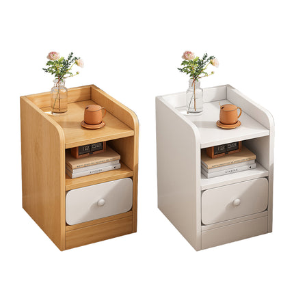 Ultra Narrow Bedside Table Storage Cabinet 30x30x50cm Bedroom Nightstand Drawer