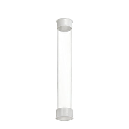 20PCS Transparent Plastic Packaging Tubes Durable for Oil Painting Artwork Use
