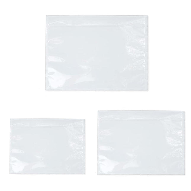 Plastic Bags 100PCS Transparent Zip Lock Clear Resealable Storage Packaging