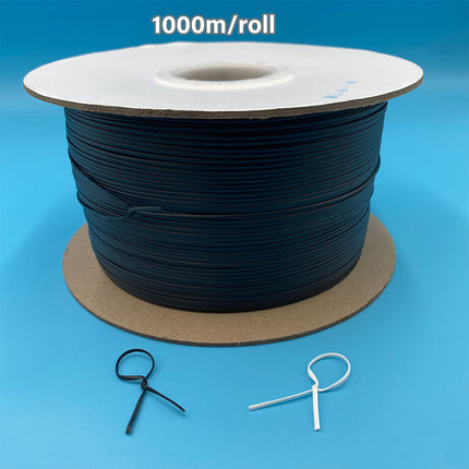 1000M Coiled Tie Wire Elliptical Binding Wire Garden Plant Cable Roll for Home