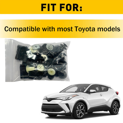 50PCS Car Fastener Set for Auto Body Trim Bumper Fender Replacement Repair