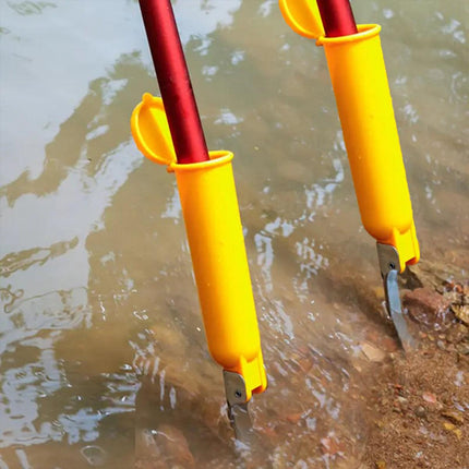 Fishing Rod Holder Stand Ground Plunger Pole Rack Adjustable Bank Stick Support