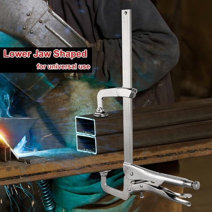 Adjustable Woodworking Clamp Quick Release Slide Rod Clamping Pliers Tool Set