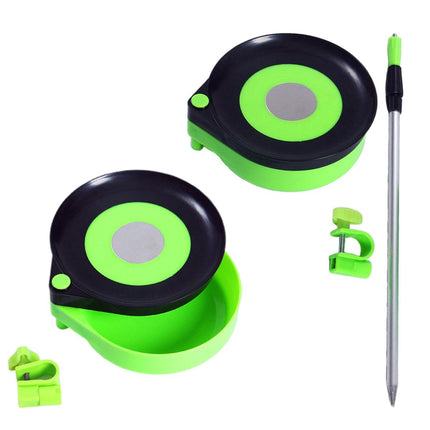 Magnetic Bait Tray Centre Fishing Tackle Box Feeder Holder for Carp Angling