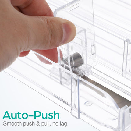4pcs Supermarket Cigarette Pusher Acrylic Display Stand with Buckle Connector