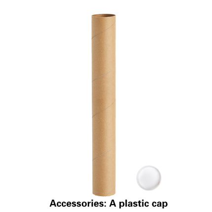 10PCS Round Kraft Paper Storage Tubes Cardboard Poster Document Shipping Tube