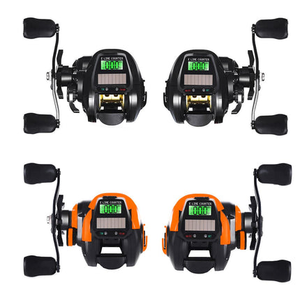 Digital Teardrop Fishing Reel Long Casting Freshwater Sea Boat Beach Raft