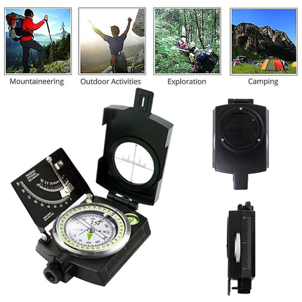 Multi-Function High Precision Compass Sturdy Shockproof for Hiking Camping Travel