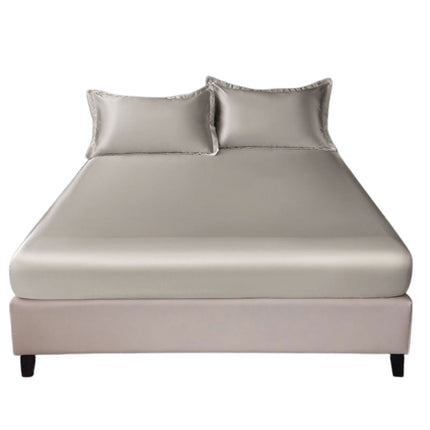 Bed Sheet Set Solid Colour Summer Three Piece Pillowcase Bedding Cover for Home