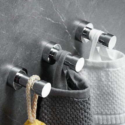 Wall Mounted Coat Hook Single Hook Metal Coat Rack Clothes Key Holder Bathroom