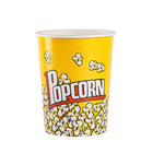 50pcs Popcorn Bucket Paper Cup Cinema KTV Snack Container for Party Movie Night