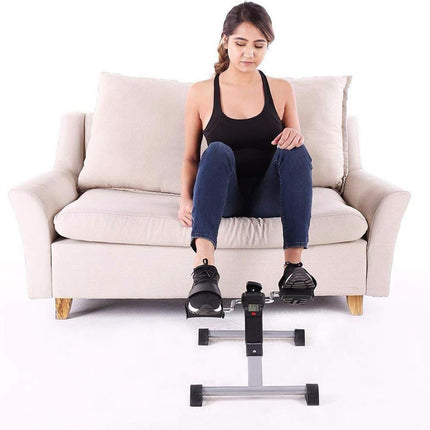Mini Folding Exercise Bike Home Mini Fitness Equipment Foldable Adjustable AUS
