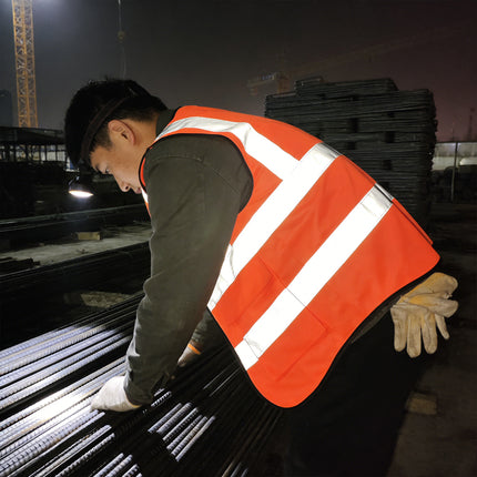 Reflective Safety Vest Breathable High Visibility Durable for Road Construction