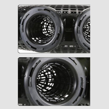 10Hole Eel Fishing Trap Cage Loach Fish Shrimp Net Folding Portable Catch Basket