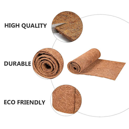 4 PCS Non-Slip Mat Coconut Palm Pet Garden Turtle Matpet Mat Blueberry Mat
