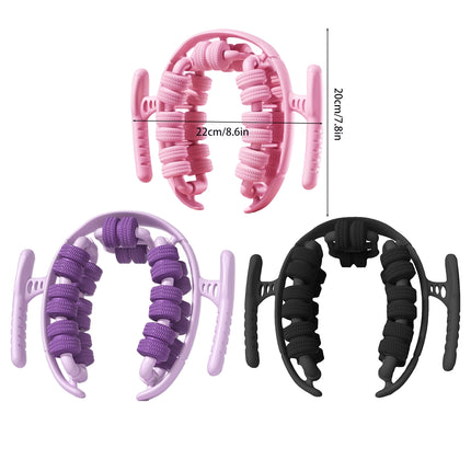 Yoga Wheel Muscle Massage Roller Stretching Fitness Exercise Training Equipment