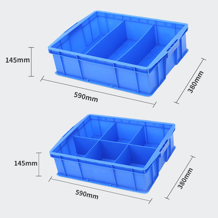 Thickened Plastic Storage Box 3/6 Compartments Storage Box for Hardware Tools