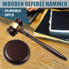 2PCS Wooden Judge Hammer Mallet Auction Mallet Handcrafted Craft Pendulum