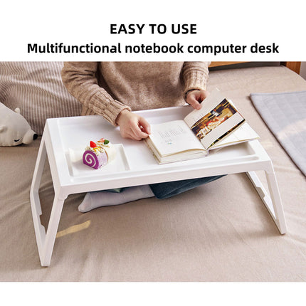 Foldable Laptop Table Bed Desk Small Student Study Table Dormitory Furniture