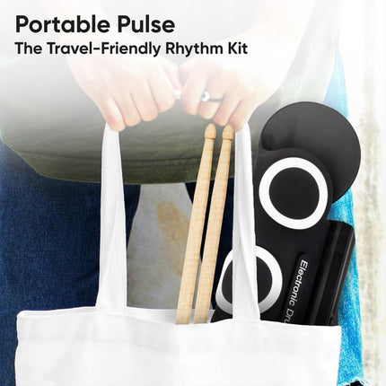 Roll-Up Electronic Drum Kit Portable USB Rechargeable For Music Practice Use