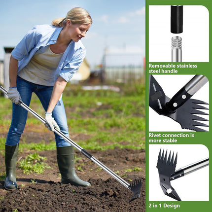 MultiFunctional Hoe Weeder Garden Tool Heavy Duty Durable for Yard Lawn Grooming