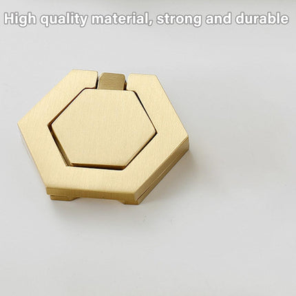 Modern Cabinet Door Handle Single Hole 6 Sided Pull Handle for Drawer Closet