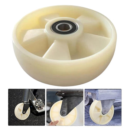 Pallet Truck Wheels 180x50mm Nylon NL or Red PU