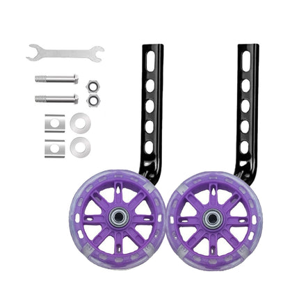 Kids Bicycle Training Wheels Set High-Quality Safety Balance Adjustable Height