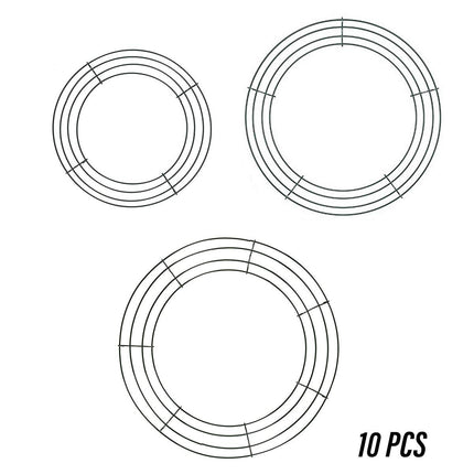 Festive Christmas Wreath Wire 10pcs Small Roll Floral Craft Decoration Supplies