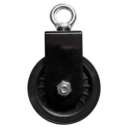 2PCS Aluminum Pulley Sliding Cable Bracket Wheel Gym Fitness Equipment Accessory