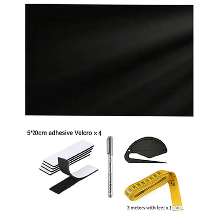 Portable Blackout Curtains for Sunscreen Window Shades Light Blocking Drapes