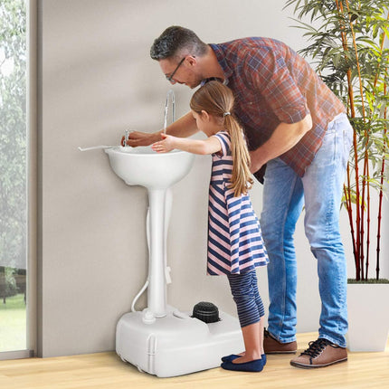 Mobile Portable Outdoor Washbasing for Camping Picnics RV Trips Yard Activities