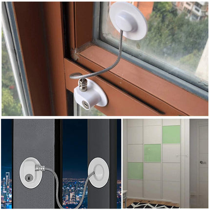 Refrigerator Lock Fridge Cabinet Child Safety Childproof Window Door Locks