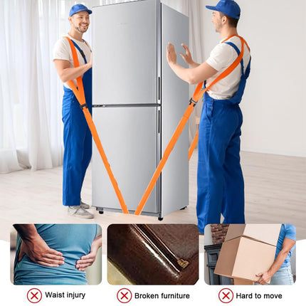 8 Pieces Household Portable Moving Straps Adjustable For Carrying Furniture