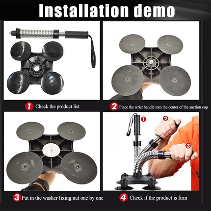 Arm Wrestling Trainer Wrist and Forearm Strength Exerciser Spring Resistance Device