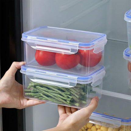 3PCS Clear Airtight Food Storage Containers Refrigerator Freezer Pantry Box