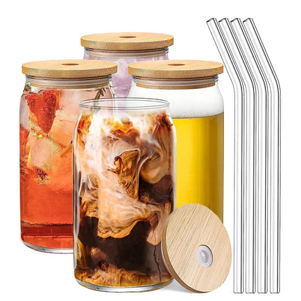 500ml Water Bottle With Lid And Straw Reusable Drinkware Leakproof HeatResistant