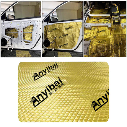 3.2m Car Sound Deadening Roll Self-Adhesive Noise Insulation Foam Doors Floors